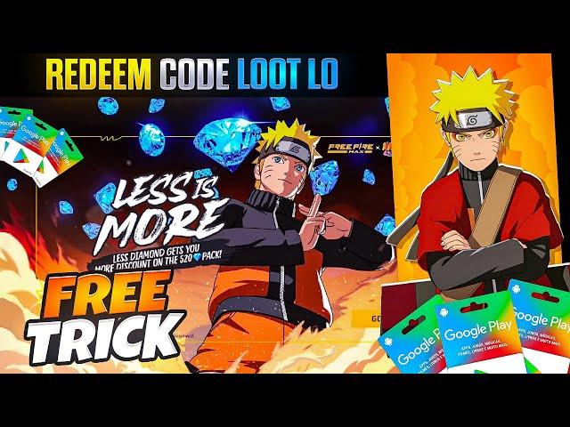 Less is more New Event Free Fire Get Free Trick New Redeem Code app Free 100 rs Code 