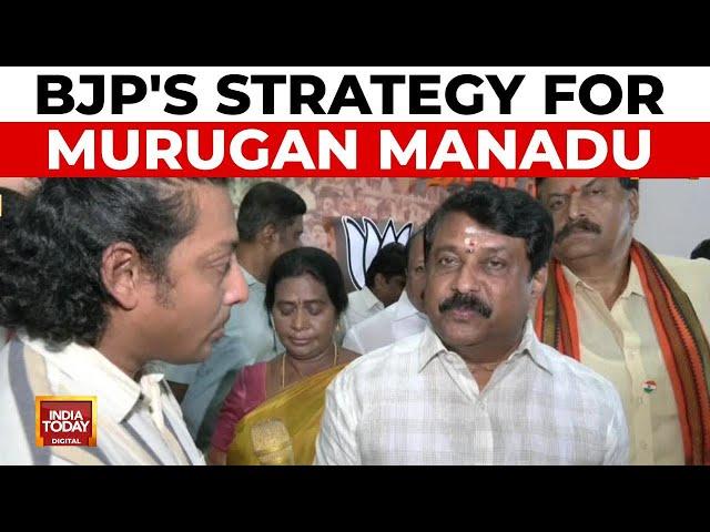 BJP Gears Up For Murugan Manadu, State President Discusses Political Landscape | India Today