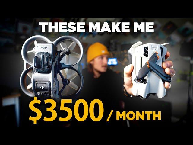 How I Make $3500 / Month With My Drone | Top 5 SIMPLEST Ways