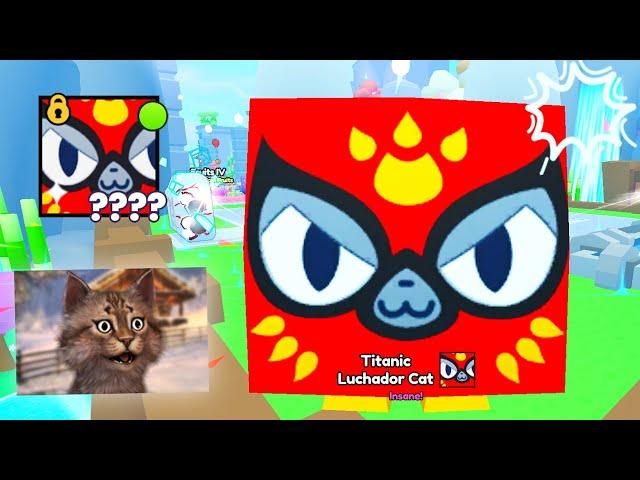 I Rebirthed & Hatched TITANIC LUCHADOR CAT in Pet Simulator 99