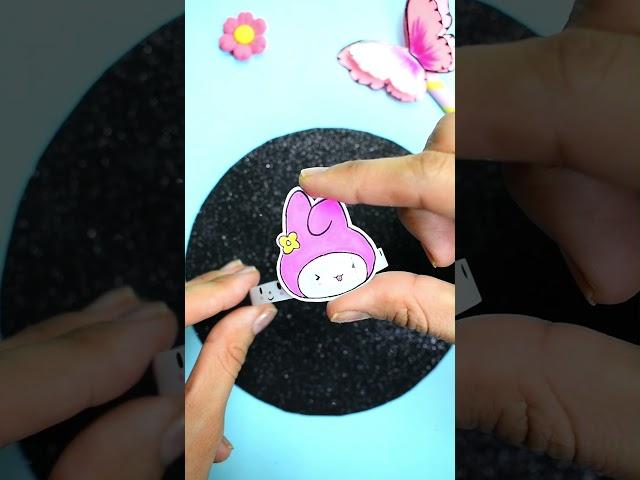 DIY my melody mood watch#youtubeshorts #viral #craft #shorts #creative