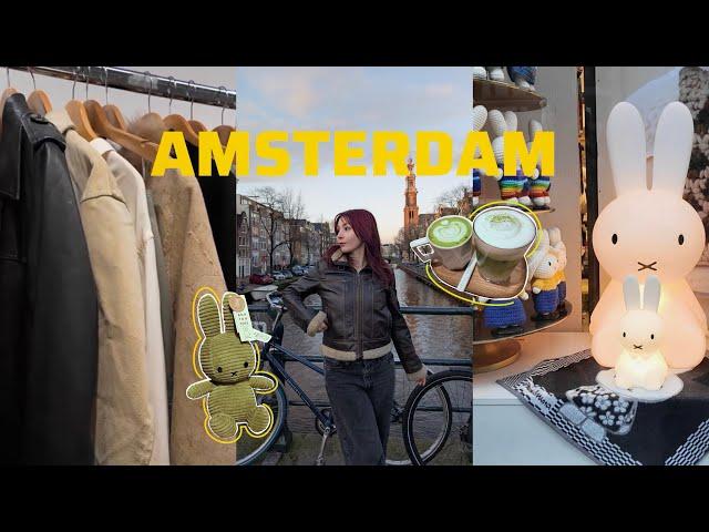 4 DAYS IN AMSTERDAM | couples trip, thrifting + bestie’s bday celebrations 