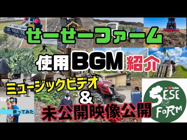 [作業用BGM]農作業中に聴くと集中力UP！せーせーファームBGM16選！ミュージックビデオ&ノンカット映像&未公開映像付き！作業用BGMとしてお使いください！