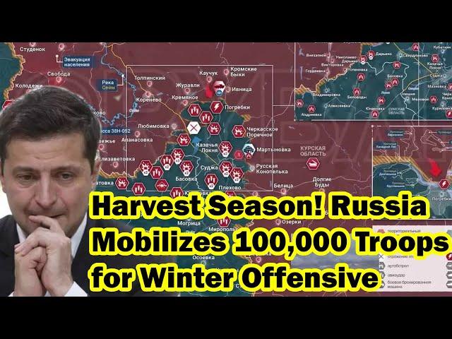 Harvest Season  Russia Mobilizes 100,000 Troops for Winter Offensive