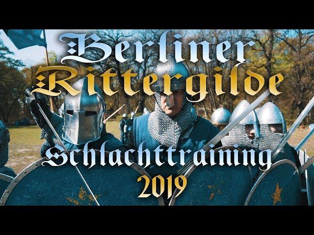 Berliner Rittergilde Schlachttraining 2019 // knights training fight