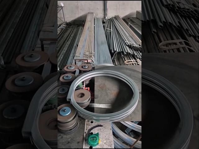 "Advanced Machine! Straight Steel Becomes Curved Instantly #interestingthings