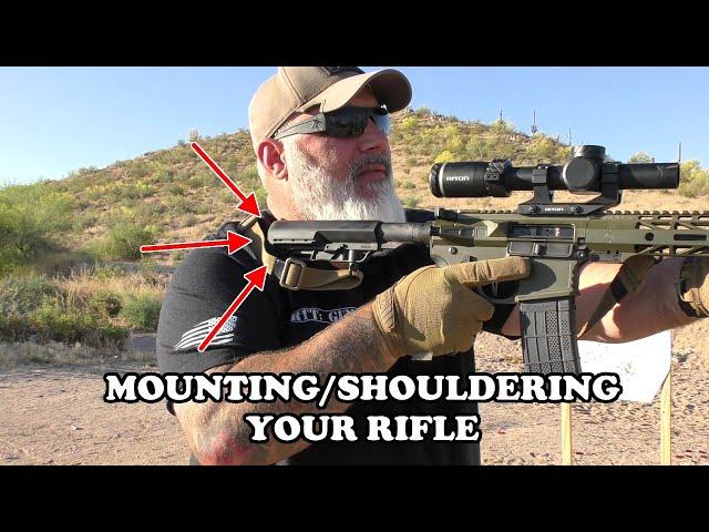 Shouldering Your Rifle