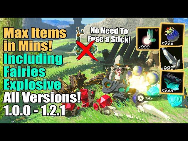 FASTER and UNLIMITED Item Duplication Glitch for ALL GAME VERSIONS of Tears of the Kingdom 1.0–1.2.1