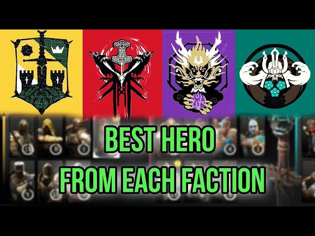 Best Hero From Each Faction in For Honor