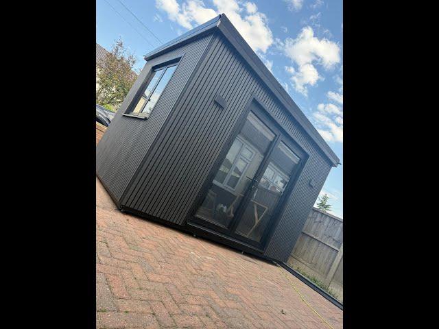 Metal insulated panel garden room French door fit, part 6