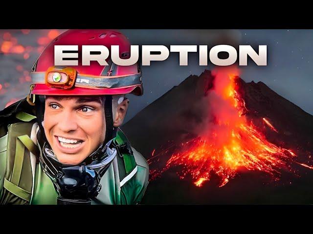 7 Days STRANDED on an Erupting Volcano 