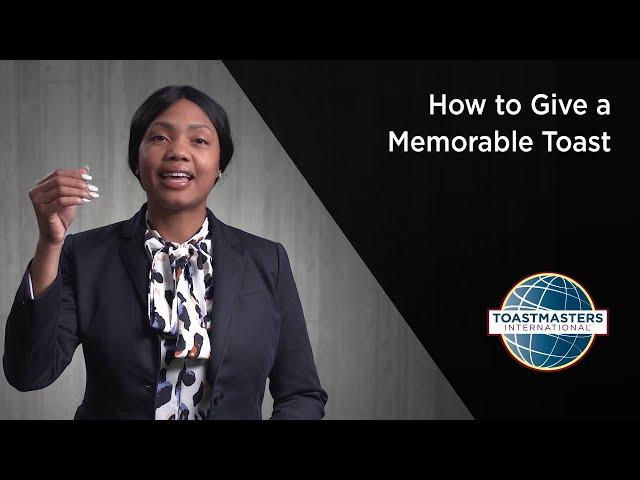 How to Give a Memorable Toast