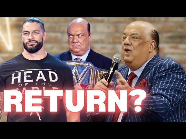 Paul Heyman REVEALS If He Will EVER Return to WWE?!