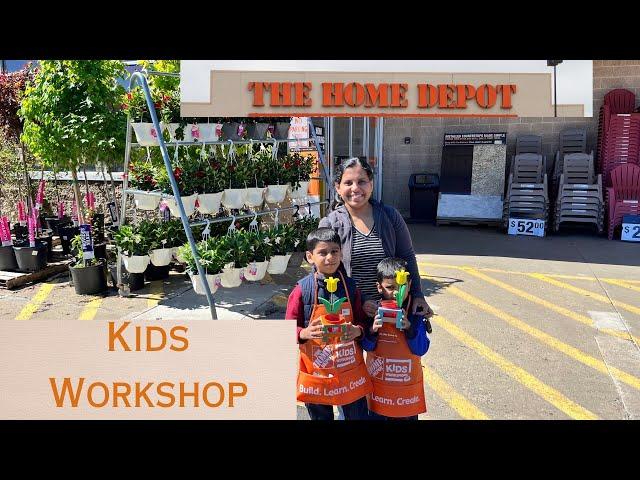 Kids Workshop Home Depot | Build . Learn . Create | MeetTheAruns