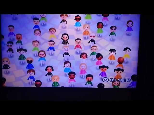 Mii Parade with 100 CPU Wii Party/Wii Sports Resort Miis + 10 Wii Music CPU Miis