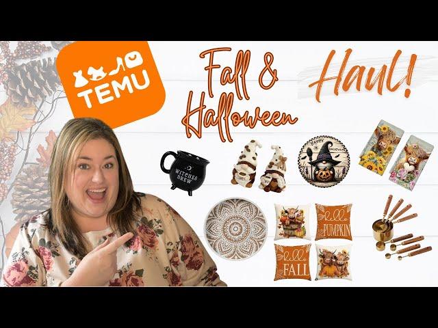 TEMU FALL & HALLOWEEN HAUL | FALL 2024