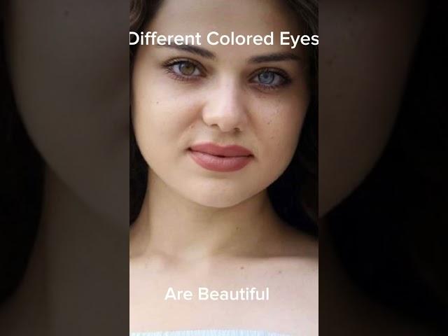 Different colors eyes are so gorgeous and I hope you love the #beautiful #beauty #insecurity#eyes