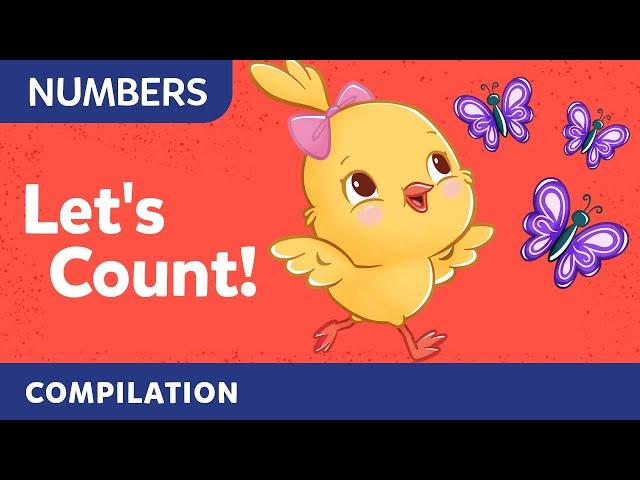 Count with us / Vamos a contar | Numbers in English and Spanish | Songs for kids | Canticos