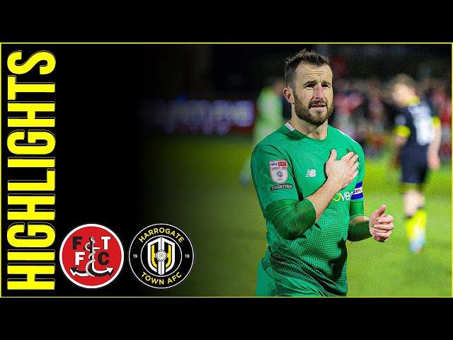 Fleetwood Town 1-1 Harrogate Town Highlights