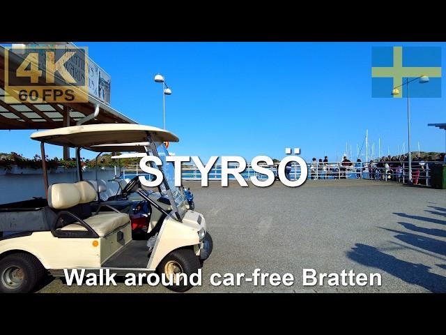 STYRSÖ-BRATTEN, Sweden  in 4K | 2025 | Walk around Sweden's Car-Free West Coast Island