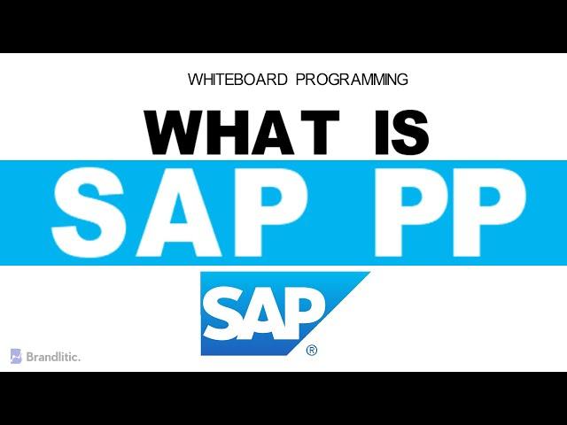 What is SAP PP Explained | Introduction to SAP PP Overview & Basics