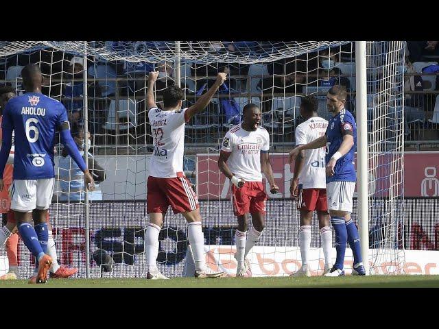 Strasbourg vs Lyon 2 3 / All goals and highlights 18.10.2020 / France Ligue 1 2020/2021 / Lique One