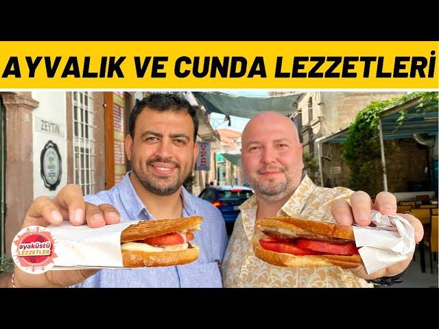 AYVALIK VE CUNDA LEZZETLERİ (Kül suyunda pişen tatlı yedik) - Ayaküstü Lezzetler