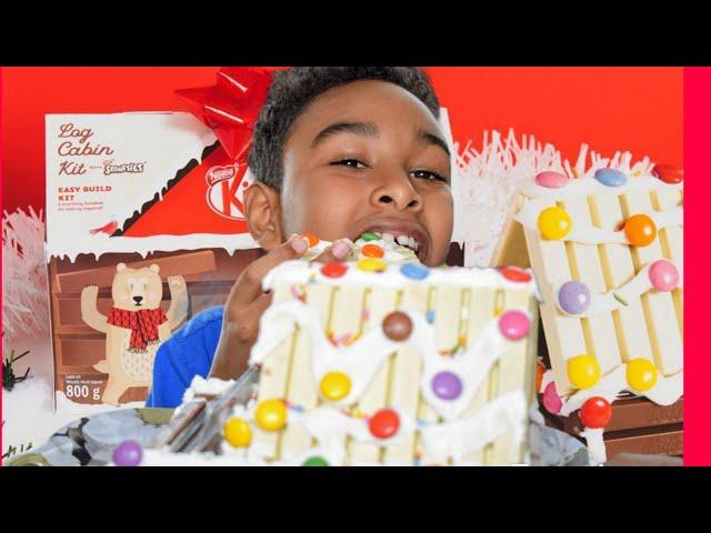 kitkat christmas cabin kit #easytobuild