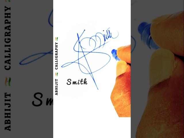 Sign Trick Smith️ #cursive #foryou #sign #youtube @StyleSignatures @AbhiSIGNATURES