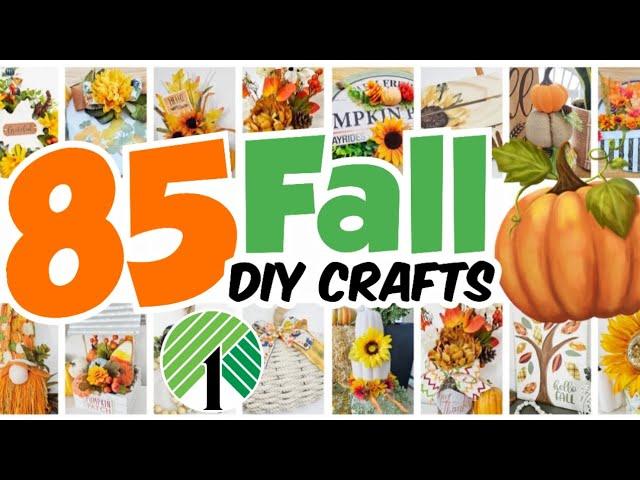 85 GENIUS Dollar Tree DIY Crafts For Fall