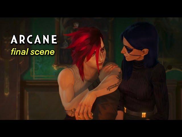 ARCANE: Season 2 Final Scene | Caitlyn and Vi's talk