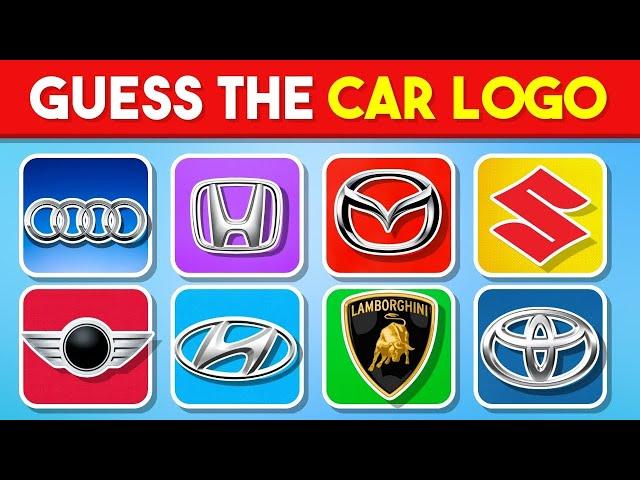  Guess the Car Brand Logo in 5 Seconds!  | Logo Quiz - Easy, Medium, Hard, Pro Levels