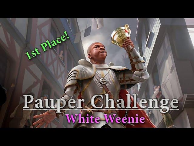 Pauper Challenge Replay - How I Won (Split) a Challenge with White Weenie