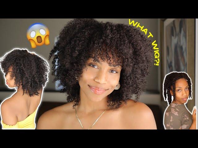 THE EASIEST MOST NATURAL WIG!!! - THE BREEZY COILY UNIT | HerGivenHair (coupon code )