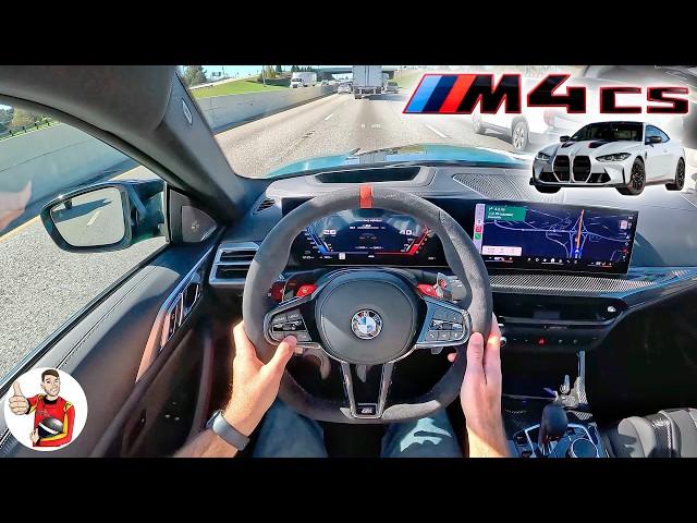 The 2025 BMW M4 CS has Supercar Pace at Half Price // First Drive (POV)