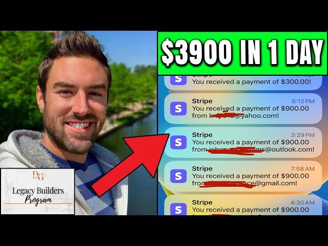 How I Made $3900 In 1 DAY With Legacy Builder Program! (Review & STEPS)