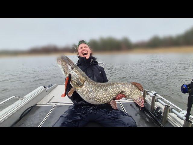 Vi kom helt rätt - gädda på 16,68kg!