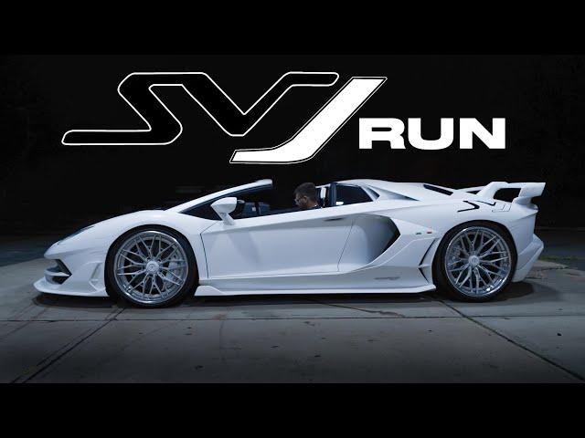 The Viral All White Aventador SVJ Run (4K)