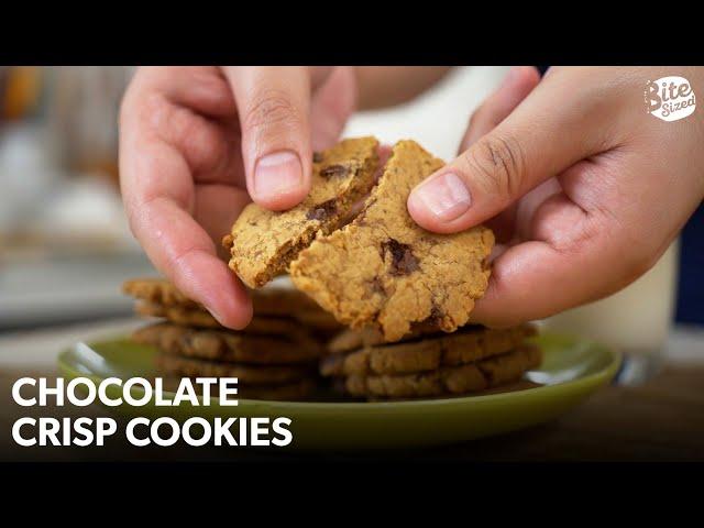 Chocolate Crisp Cookies | BiteSized.ph