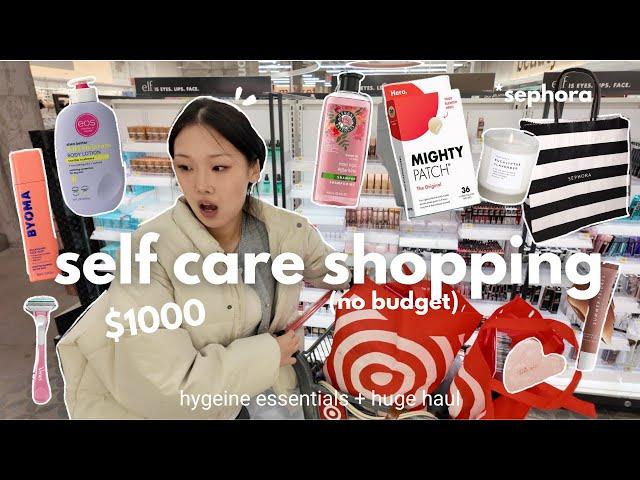 let's go self care shopping at target + sephora ($1000 shopping vlog + HAUL)