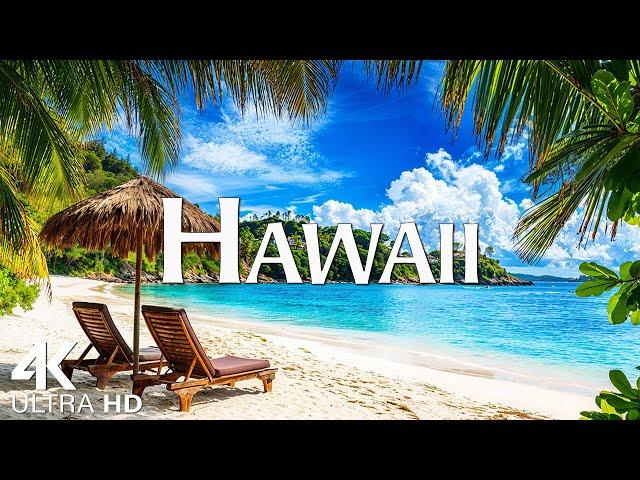 Hawaii 4K - Peaceful Relaxing Film With Beautiful Piano Music - 4K Video Nature