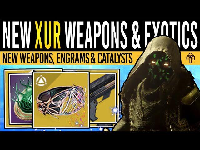 Destiny 2: XUR'S EXOTIC LOOT & NEW WEAPONS! Class Items, Exotics, Weapons & Armor (6th Dec)