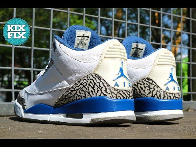 Nike Air Jordan 3 True Blue Full Restoration #11 KixFix