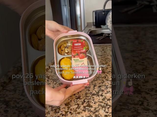 16-08 beslenmem *reklam değil #lunchbox #hemşire #vlog #asmr #sağlıklıyaşam #food #nurselife