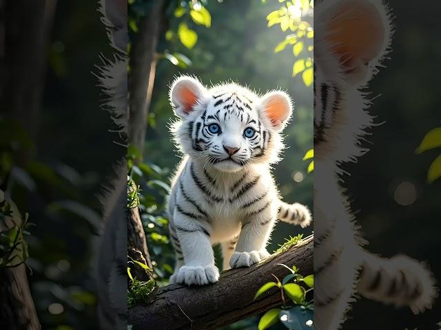 Cute Tiger Climbing Trees #tiger #love #animals #tigerlove #cute