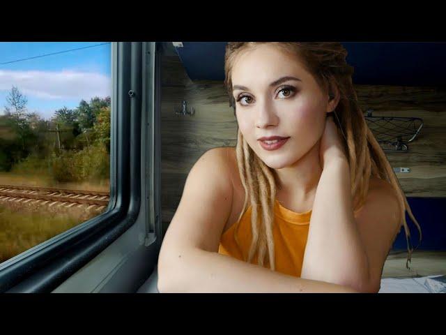 ASMR Train  If You Like Your HEARTY SEATMATE  АСМР Поезд - Попутчица