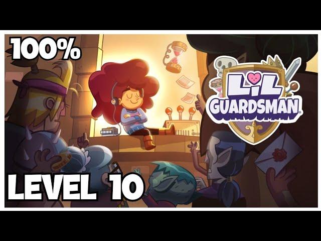 Lil' Guardsman 100% Full Gameplay Walkthrough Part 10:  Level 10 + All Achievements (No Commentary)