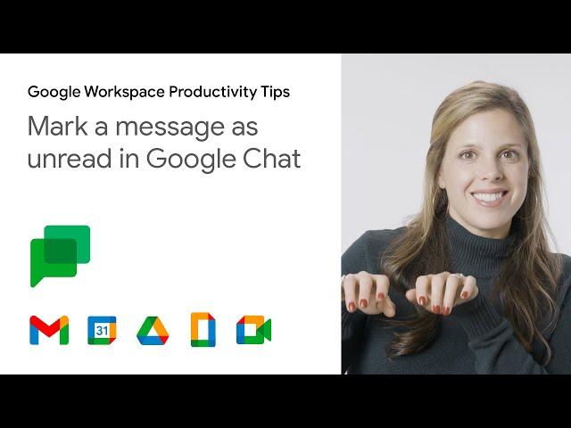 Mark a Google Chat message as unread