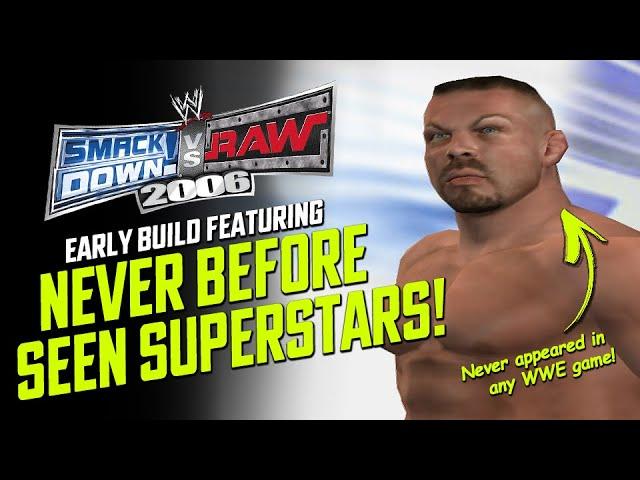 Early Build of SVR 2006 Featuring Never Before Seen Superstars!  (WWE Smackdown vs RAW 2006)