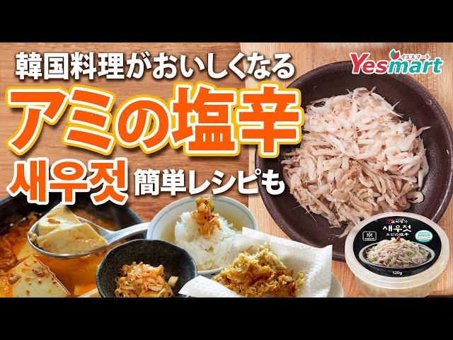 【簡単レシピ付き】アミの塩辛とは｜韓国料理に欠かせない 새우젓 セウジョについて　Yesmart